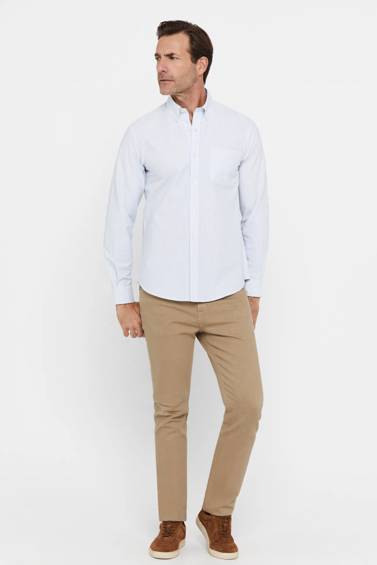 Camisa Oxford Rayas