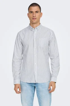 Camisa Oxford Rayas