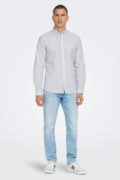 Camisa Oxford Rayas