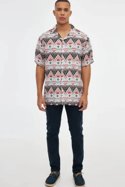 Camisa Print Geometrico