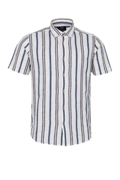 Camisa Regular Fit Rustica Rayas
