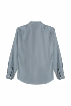 Camisa Slim Lino Manga Larga