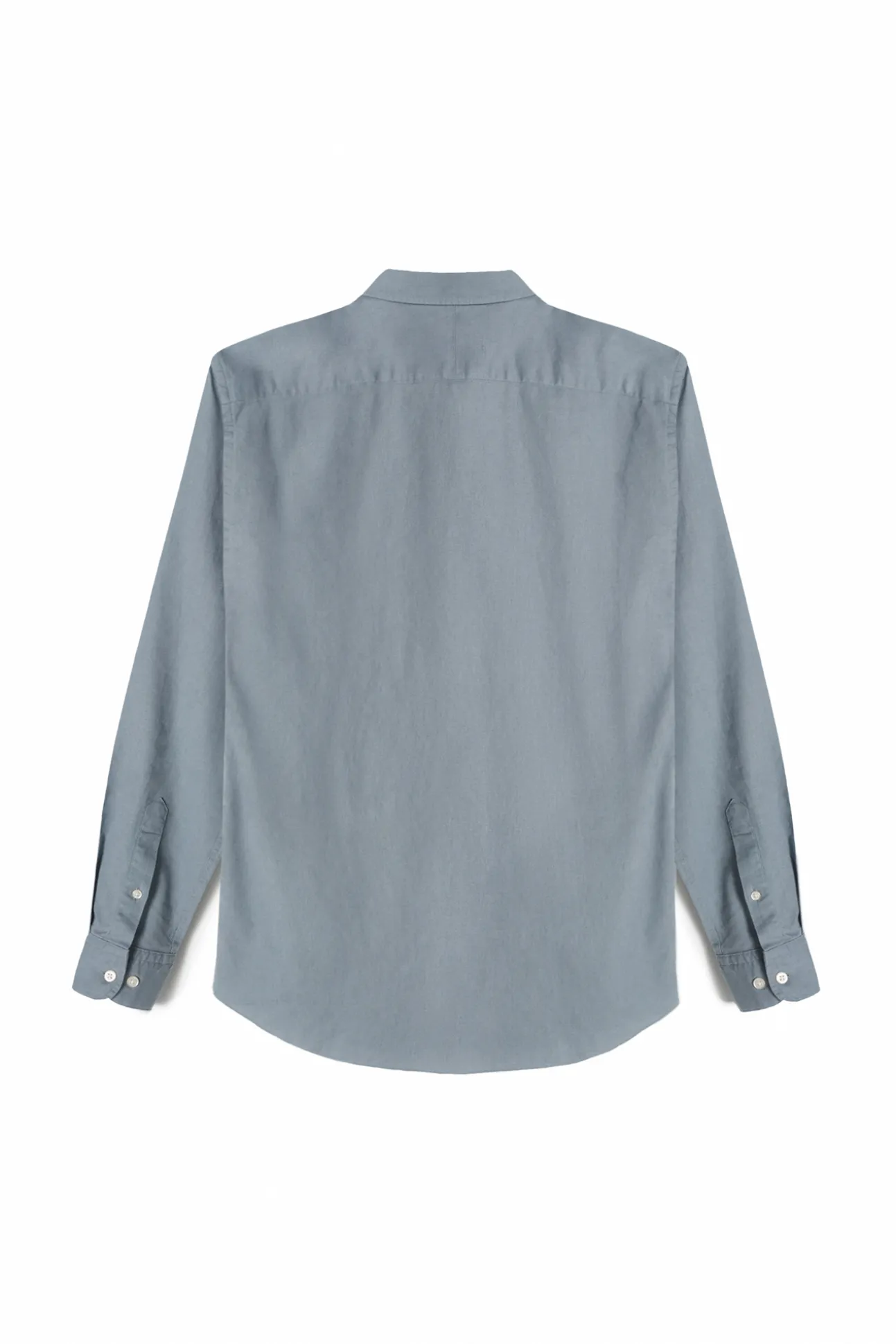 Camisa Slim Lino Manga Larga