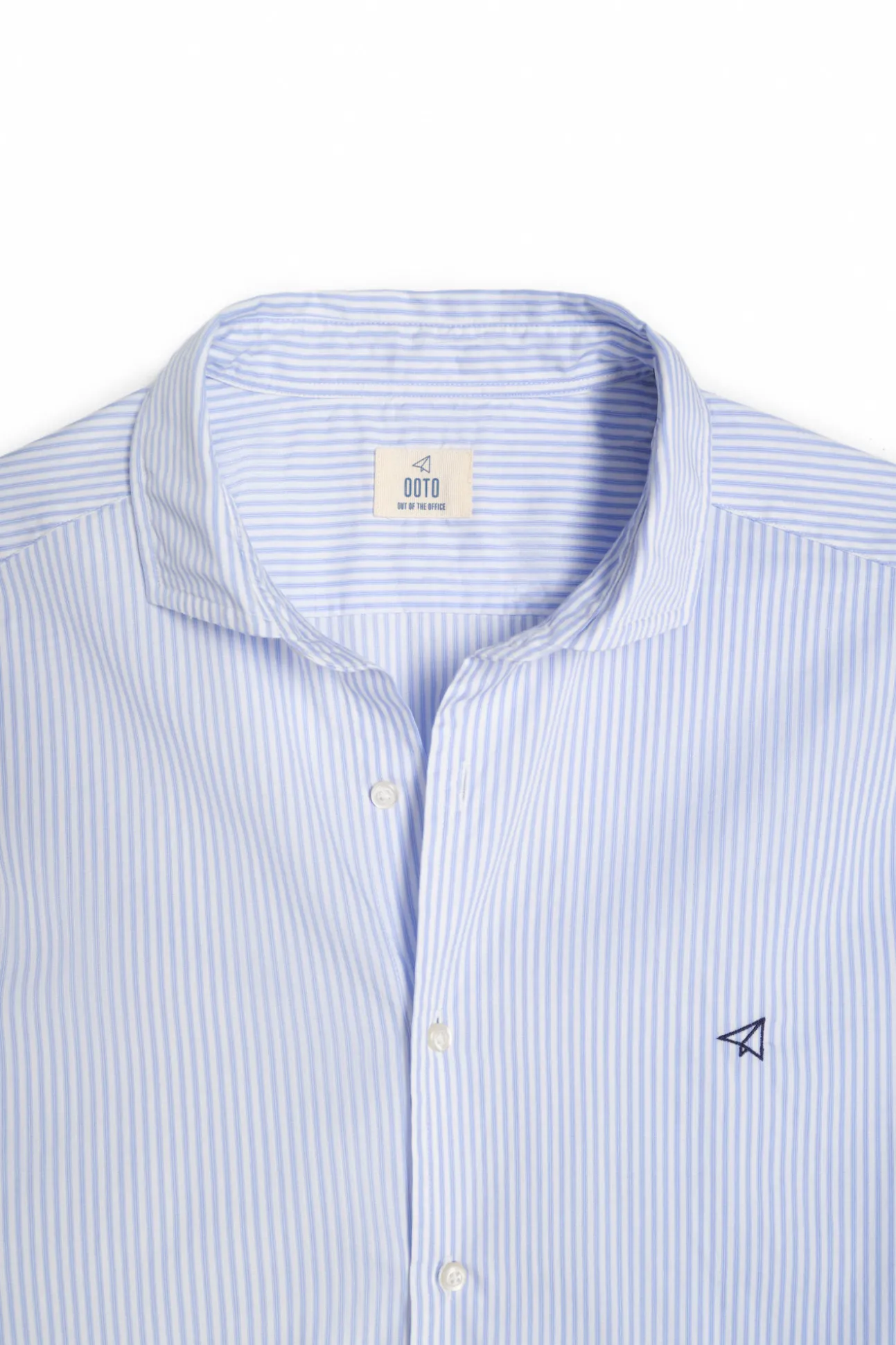 Camisa Slim Mil Rayas Manga Larga