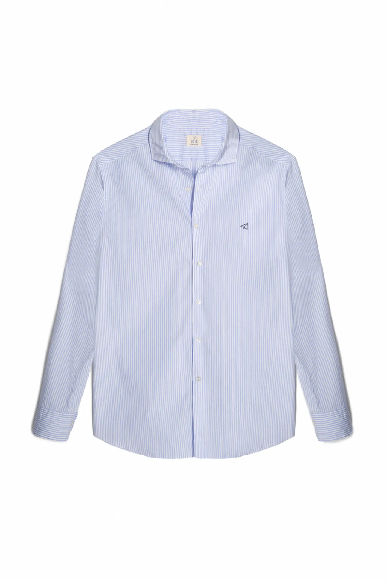 Camisa Slim Mil Rayas Manga Larga