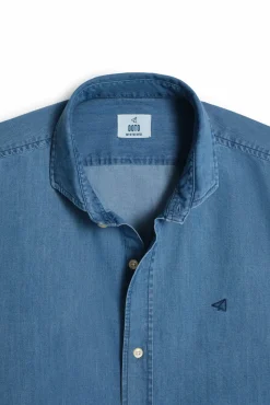 Camisa Slim Vaquera Manga Larga 