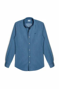 Camisa Slim Vaquera Manga Larga 