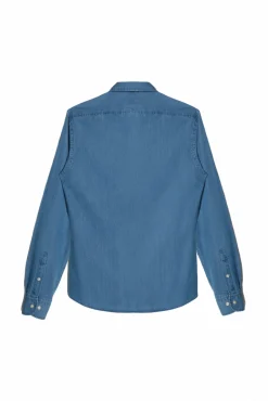 Camisa Slim Vaquera Manga Larga 
