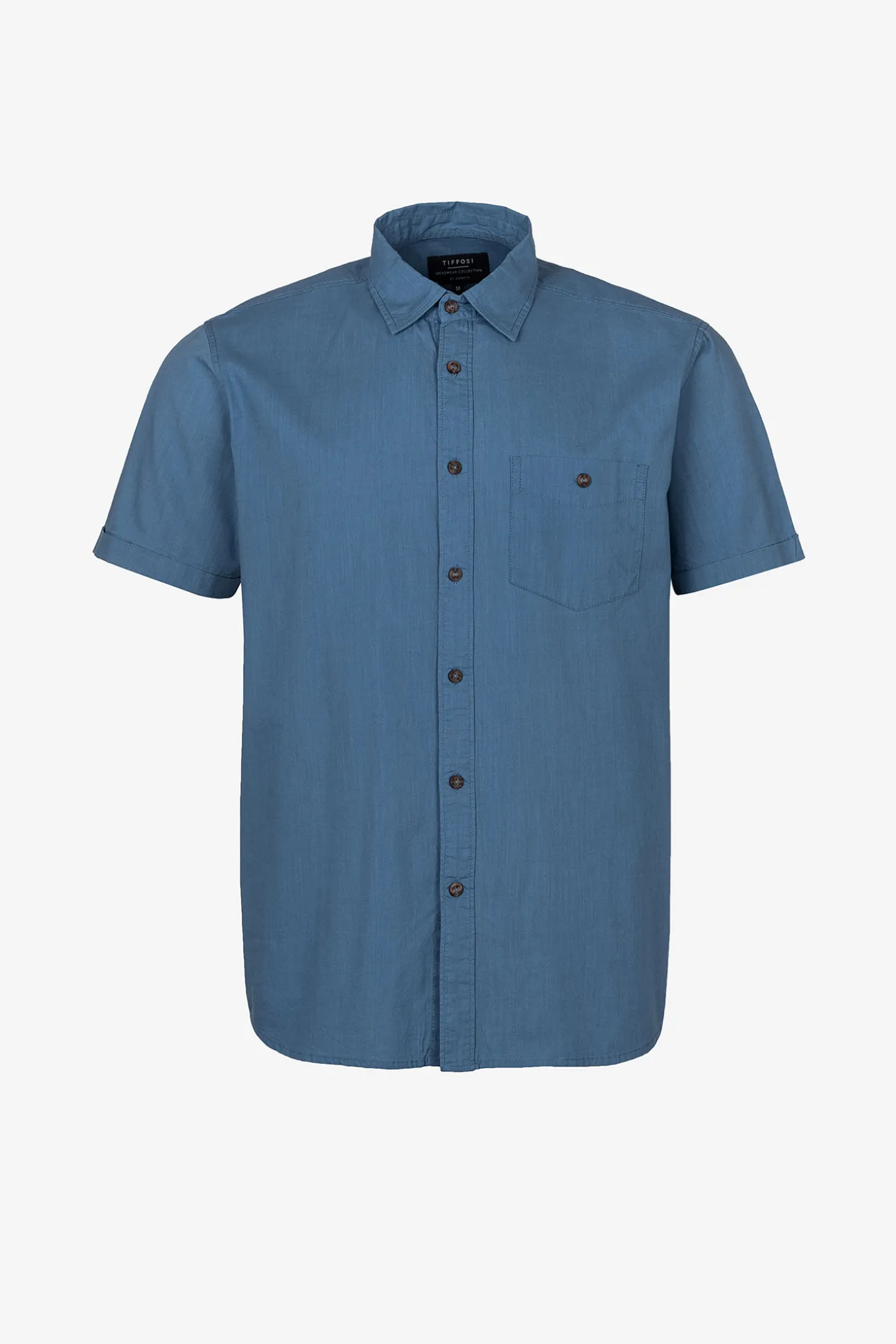 Camisa Slub Regular Fit