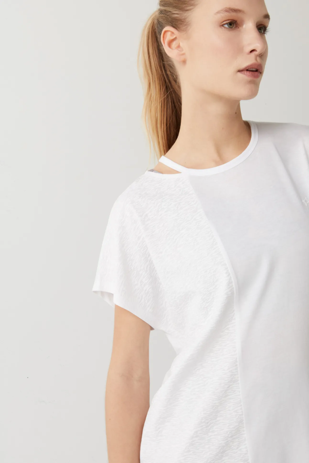 Camiseta Algodon Abertura