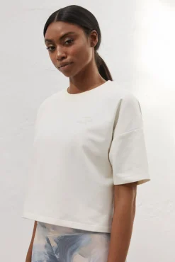 Camiseta Crop Blanca