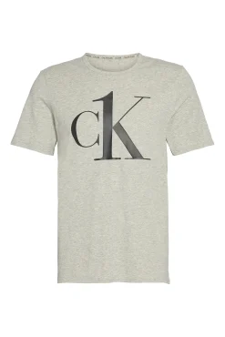 Camiseta De Manga Corta De Algodon Con Logotipo De Calvin Klein En El Pecho