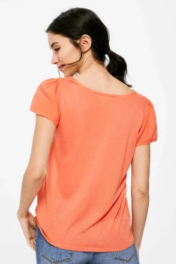 Camiseta Lisa Manga Tulipa