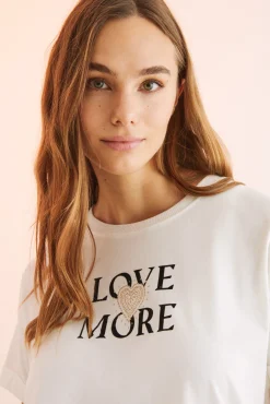 Camiseta Manga Corta 100% Algodon Frase