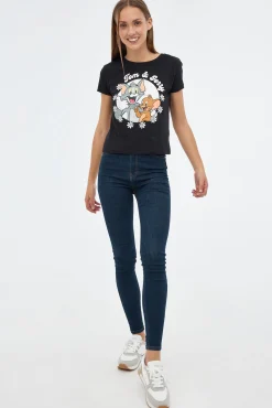 Camiseta Print Tom & Jerry