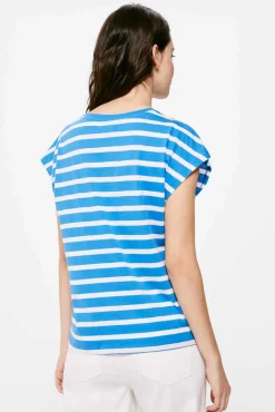 Camiseta Rayas Cuello Contraste