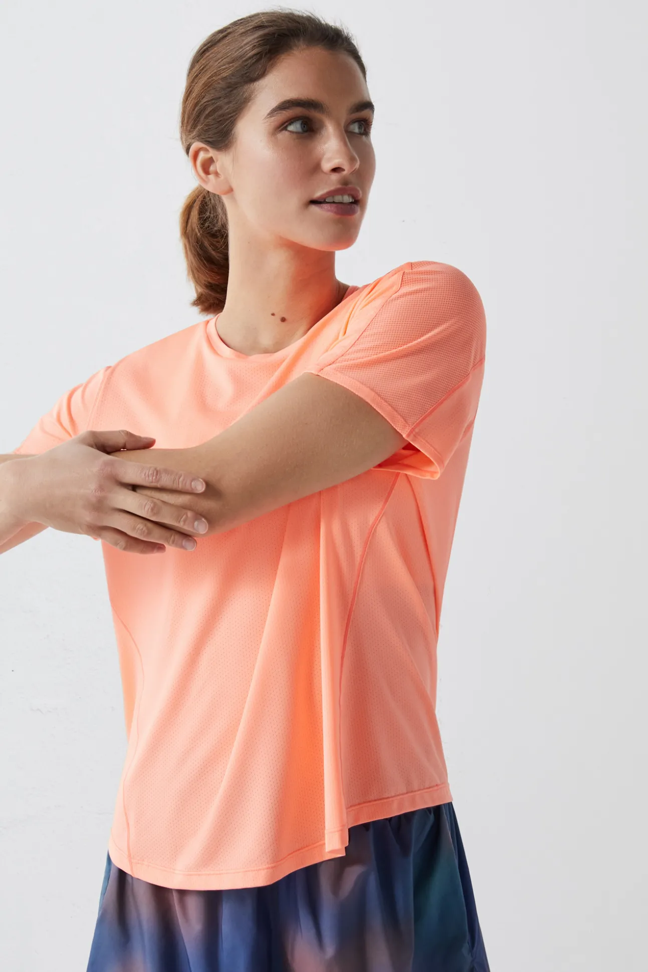 Camiseta Tecnica Transpirable Naranja