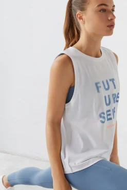 Camiseta Tirantes 100% Algodon Blanco