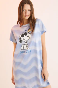Camison Corto 100% Algodon Snoopy