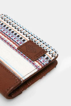 Cartera Slim Tejido Etnico