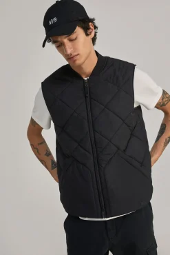 Chaleco Acolchado Cuello Bomber