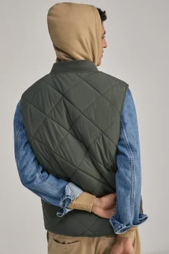 Chaleco Acolchado Cuello Bomber