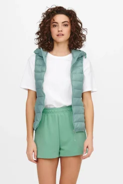 Chaleco De Mujer Ultraligero Con Capucha