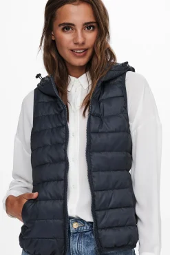 Chaleco De Mujer Ultraligero Con Capucha