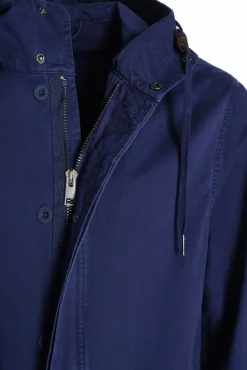 Chaqueta Con Capucha Algodon Lavado