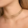 Choker Double Ring Oro