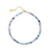 Collar Altea Dots Indigo Oro
