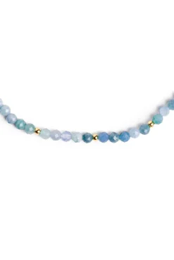 Collar Altea Dots Indigo Oro
