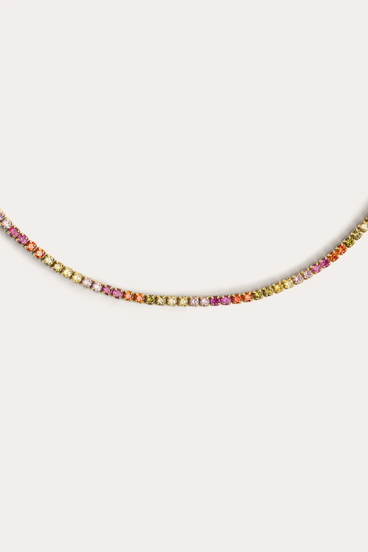 Collar Riviere Colors Oro