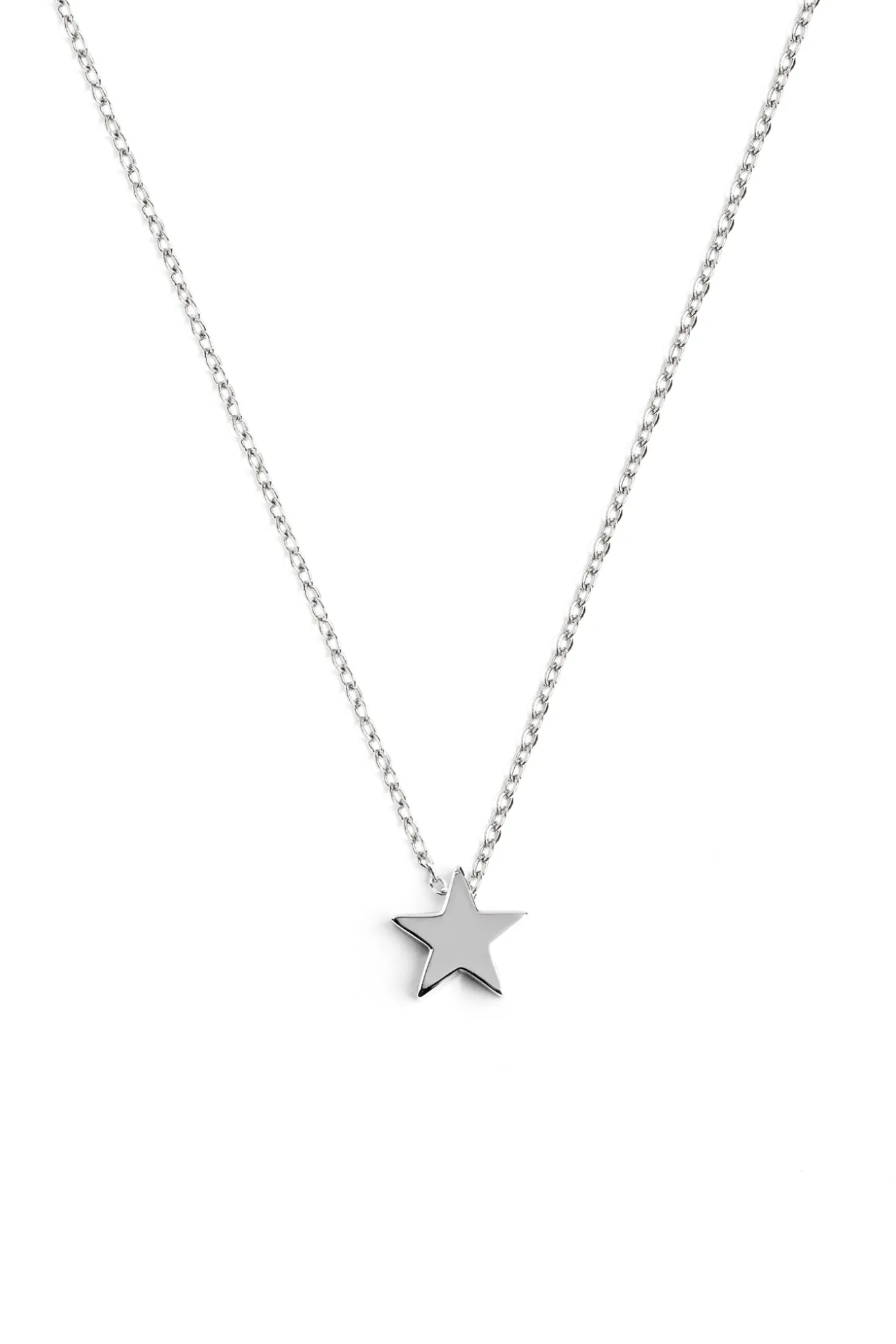 Collar Single Star Plata