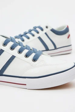 Deportiva Con Tejido Denim