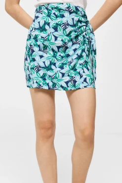 Falda Corta Pareo Estampada