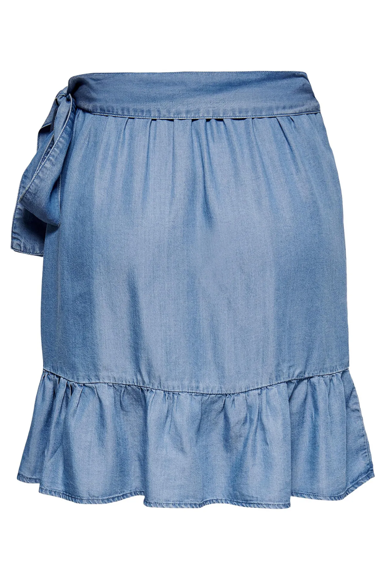 Falda Corta Tencel Cruzada
