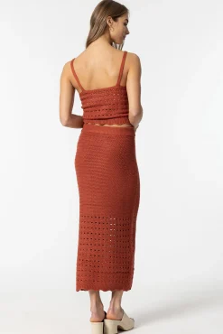 Falda De Punto Midi