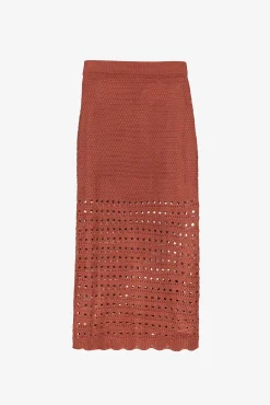 Falda De Punto Midi