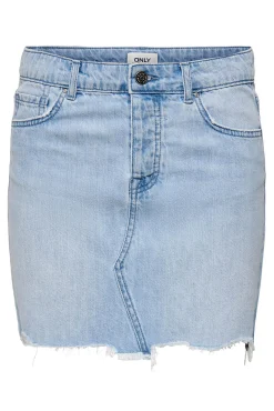 Falda Denim Desflecada