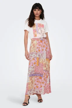 Falda Larga Estampada