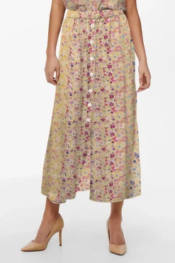Falda Larga Estampada