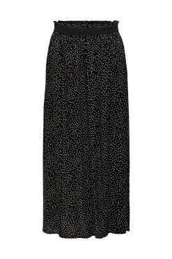 Falda Larga Estampada Cintura Elastica
