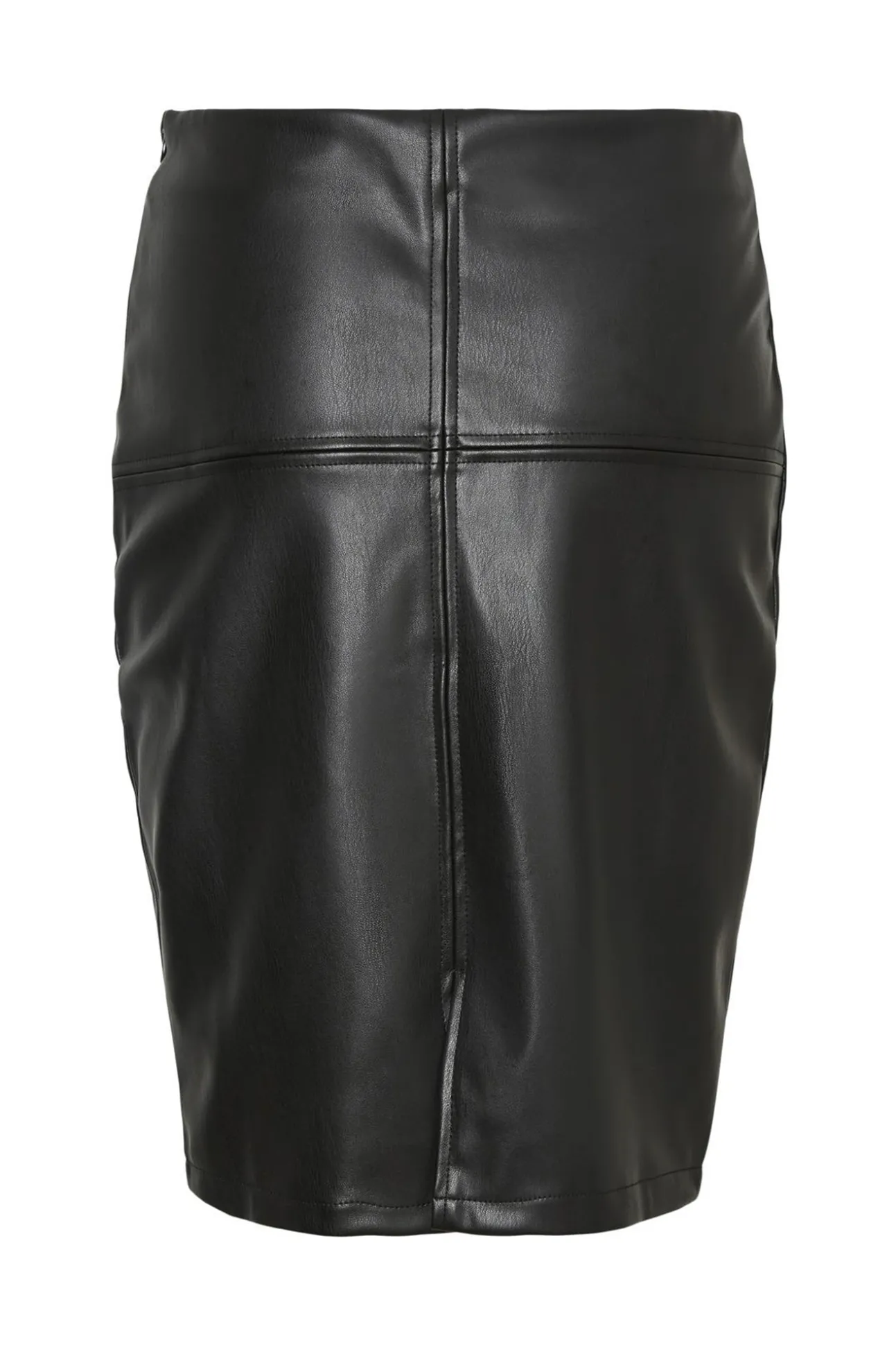 Falda Midi De Polipiel