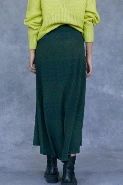 Falda Midi Estampada