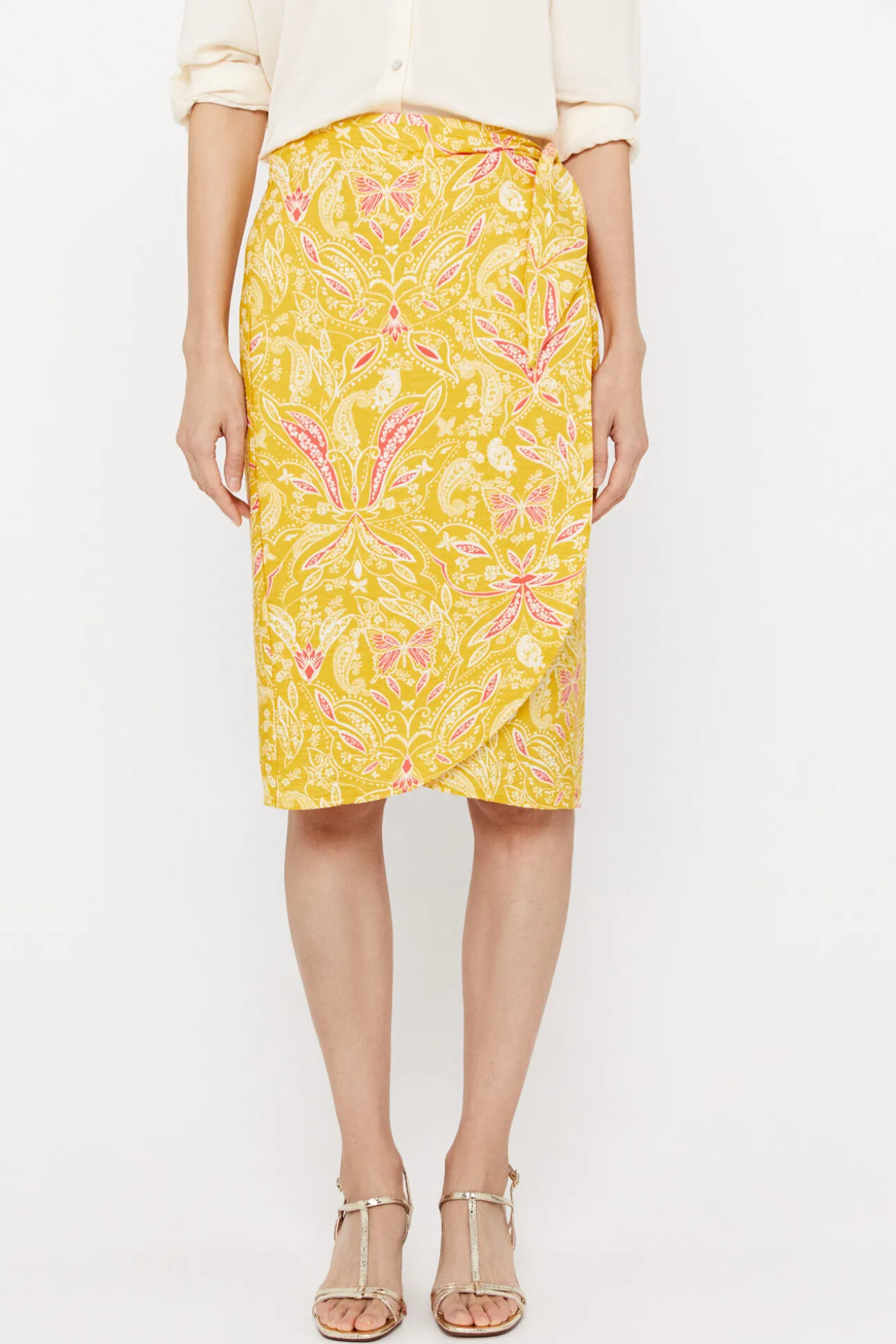 Falda Midi Estampada