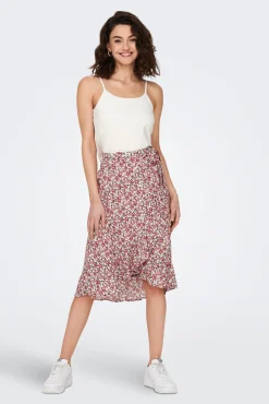 Falda Midi Estampada