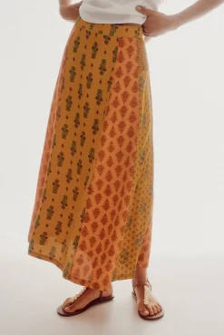 Falda Midi Estampada