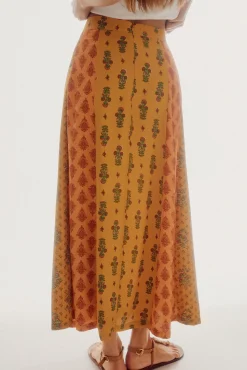 Falda Midi Estampada