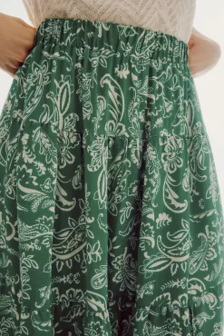 Falda Midi Estampada